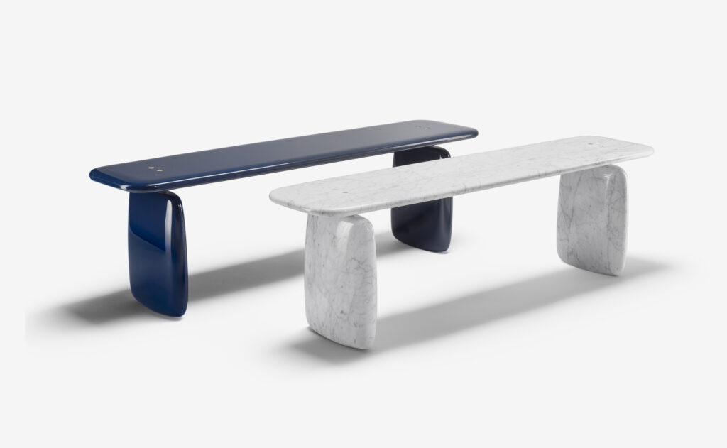 NATAL DESIGN - ii888NATAL DESIGN GRAND ECDYSIS BENCH Anova Airi Leaf 6' Contour Bench | AE2680LF
